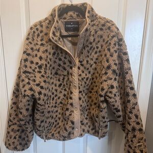 Fabletics Tan and Black Women's Jacket